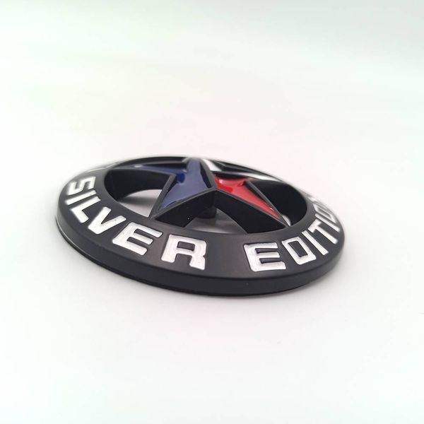 Автологотип шильдик эмблема Dodge Ram Lone Star Silver Edition black Emblems148663 265842 фото