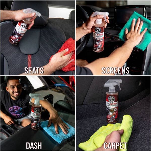 Очиститель для ухода зи интерьером авто Chemical Guys Total Interior Cleaner And Protectant Black Cherry 473мл 409704 фото Очиститель для ухода зи интерьером авто Chemical Guys Total Interior Cleaner And Protectant Black Cherry 473мл 409704 фото