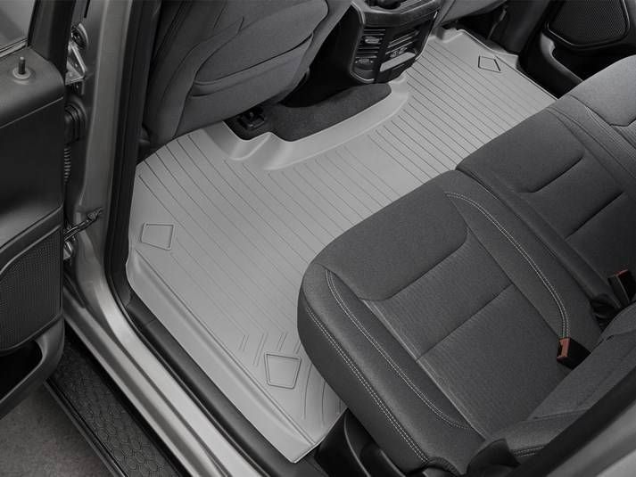 3D коврики для Dodge Ram 2019- Crew Cab без коробу серые задние WeatherTech 4614282 329877 фото