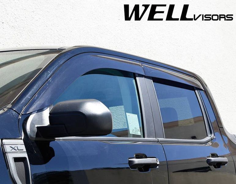 Дефлекторы окон на Ford Maverick 2022- Premium Series WELLvisors 356217 фото Дефлекторы окон на Ford Maverick 2022- Premium Series WELLvisors 356217 фото