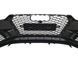 Передний бампер на Audi A4 B9 2015-2019 в стиле RS4 без радаров V3 428678 фото 7