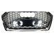 Решетка радиатора на Audi A5 2016-2020 в стиле RS5 Chrome Black под камеру 427293 фото 2