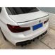Спойлер на BMW 5 G30 2017-2022 стиль M5 чорний глянець 355158 фото 1