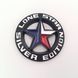 Автологотип шильдик эмблема Dodge Ram Lone Star Silver Edition black Emblems148663 265842 фото 1