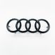 Емблема логотип шильдик на кермо Audi 2012-16 кліпс чорний глянець 423920 фото 5