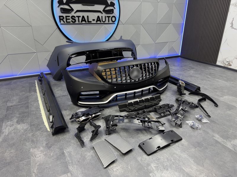 Комплект обвесов Full Set ( C63 LCI ) на Mercedes-Benz C-Class W205 2014-2018 года. 522448 фото