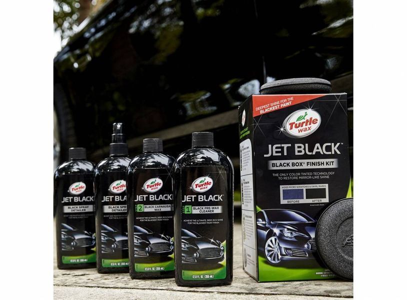 Набір для автомобілів чорного кольору Turtle Wax Black Box Jet Black Finish Kit 340608 фото