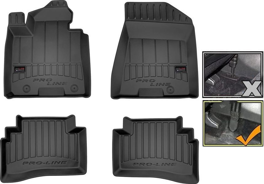3D килимки для Kia Sportage, Hyundai Tucson 2015-2020 Frogum Proline 3D407138 103727 фото