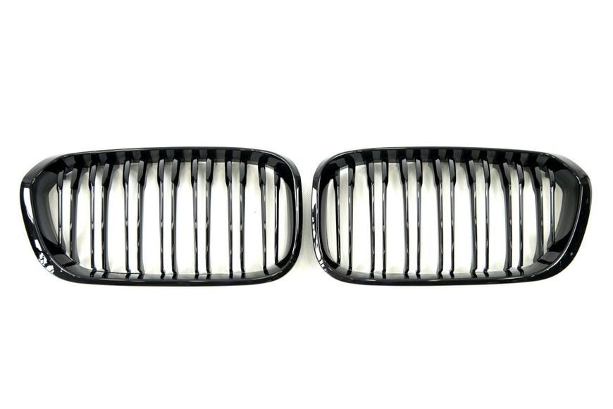 Решітка радіатора на BMW 1 F20, F21 2015-2019 M-Look Black 429047 фото