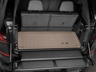 Коврик в багажник для BMW X7 G07 2019- бежевые 7 мест WeatherTech 411263 263119 фото