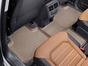 3D килимки для Volkswagen Atlas 2017- бежеві задні Bucket Seats WeatherTech 4510842 141418 фото