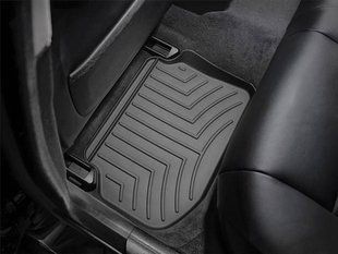 3D килимки для BMW 5 F10 2010-2014 чорні задні WeatherTech 443132 46173 фото