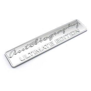 Автологотип емблема напис Range Rover Autobiography Ultimate Edition хром 227078 фото