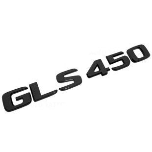 Автологотип емблема напис Mercedes GLS450 Black Package чорний глянець 416087 фото