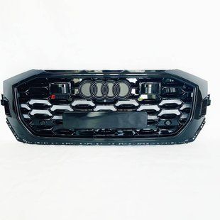 Решітка радіатора на Audi Q8 2018-2023 стиль RSQ8 2023 Black 430072 фото