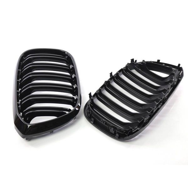 Решітка радіатора на BMW X3 G01, X4 G02 2018-2021 M-Look Black V1 355232 фото