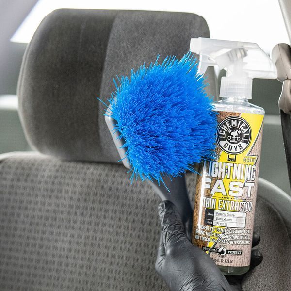 Щетка для чистки шин и жесткого пластика Chemical Guys Big Blue Stiffy Heavy Duty Tire Brush 408780 фото
