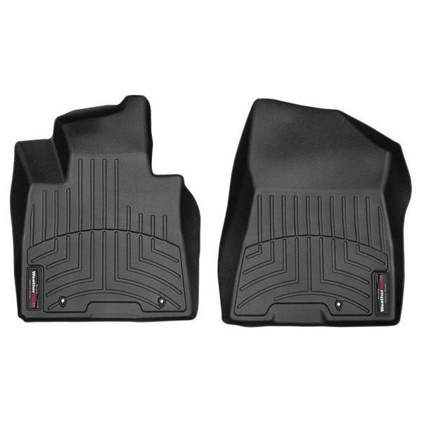 3D килимки для Kia Sportage, Hyundai Tucson 2015- чорні передні WeatherTech 4415721 186520 фото