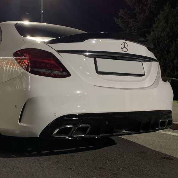 Спойлер на машину Mercedes C-class W205 2014- Carlsson Style черный глянец 430143 фото