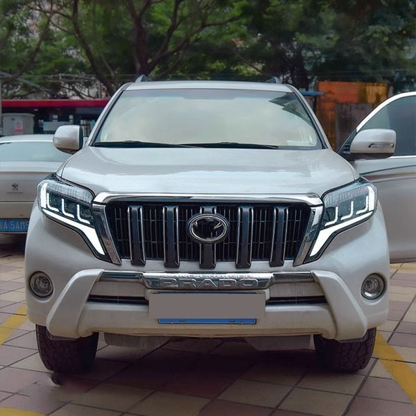 Передние фары Toyota Land Cruiser Prado 2013-2017 FULL LED стиль Lexus тип NS 430474 фото