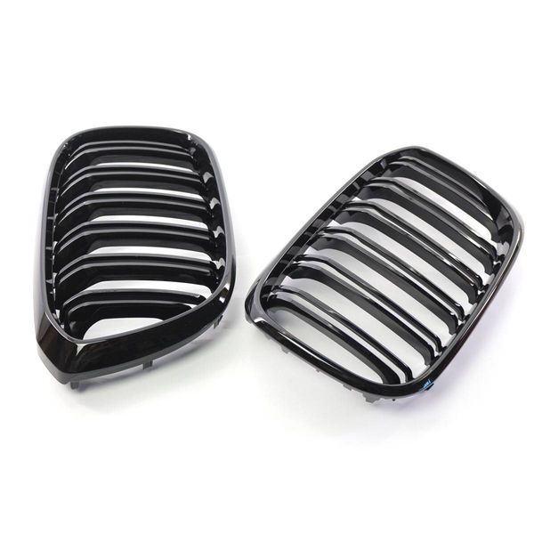 Решітка радіатора на BMW X3 G01, X4 G02 2018-2021 M-Look Black V1 355232 фото