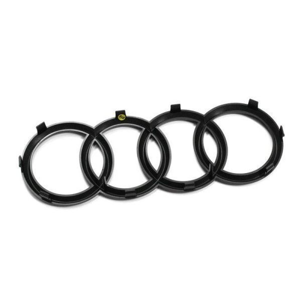 Автологотип емблема чорні кільця Audi A3, S3, A3 E-Tron (8Y) 2020- Black Edition в решітку радіатора 8W0071801 409665 фото