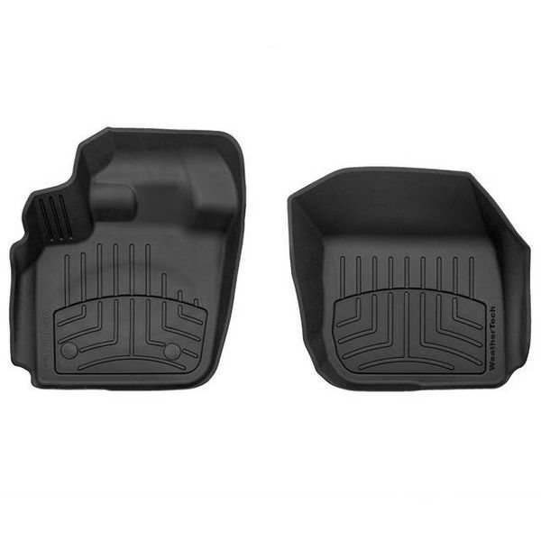 3D килимки для Ford Mondeo, Fusion, Lincoln MKZ 2014- чорні передні WeatherTech HP 444831IM 425949 фото