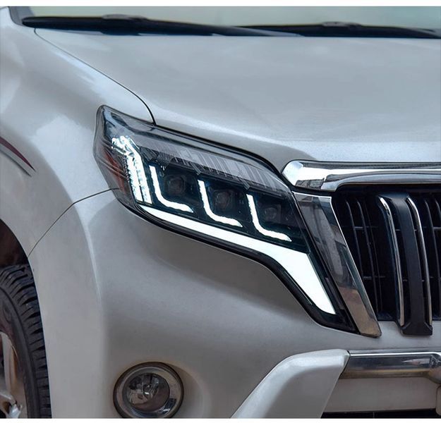Передние фары Toyota Land Cruiser Prado 2013-2017 FULL LED стиль Lexus тип NS 430474 фото