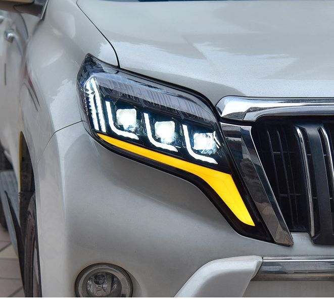 Передние фары Toyota Land Cruiser Prado 2013-2017 FULL LED стиль Lexus тип NS 430474 фото