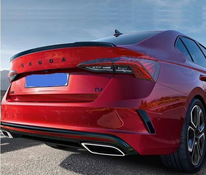Спойлер на Skoda Octavia A8 2019- чорний глянець 392863 фото