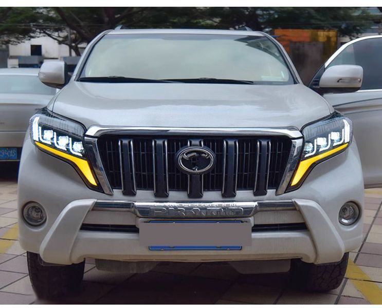Передние фары Toyota Land Cruiser Prado 2013-2017 FULL LED стиль Lexus тип NS 430474 фото