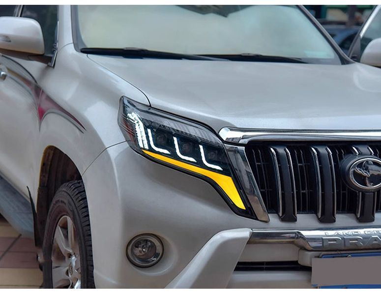 Передние фары Toyota Land Cruiser Prado 2013-2017 FULL LED стиль Lexus тип NS 430474 фото