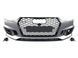 Передній бампер на Audi A4 B9 2015-2019 стиль RS4 під радари V2 428679 фото 4