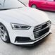 Сплітер губа переднього бамперу на Audi A5 B9 2017-2020 S-Line бампер Чорний глянець 522610 фото 2