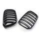 Решітка радіатора на BMW X3 G01, X4 G02 2018-2021 M-Look Black V1 355232 фото 2