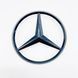 Задня емблема Mercedes-Benz S-class W223 2020- чорний глянець A2238170100 425632 фото 1
