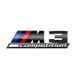 Автологотип емблема напис BMW M3 Competition Black Shadow Edition чорний глянець 401651 фото 1