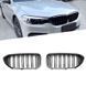 Решетка радиатора на BMW 5 G30, G31 2017-2020 Черный глянец 240916 фото 1