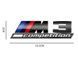 Автологотип емблема напис BMW M3 Competition Black Shadow Edition чорний глянець 401651 фото 2