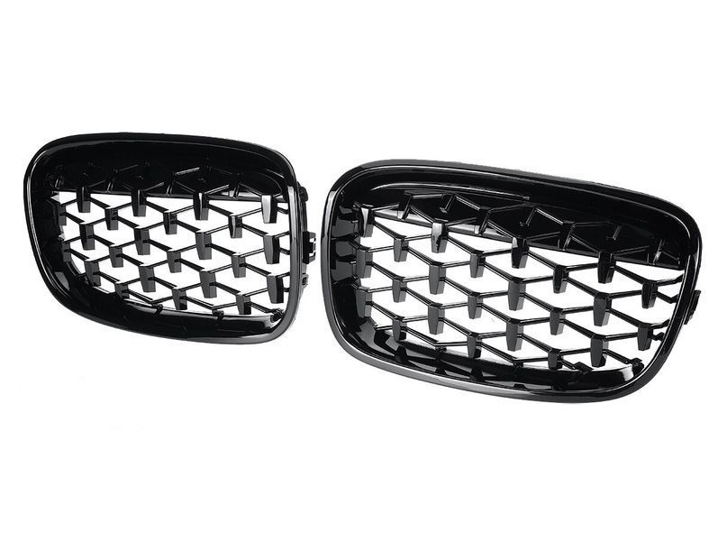 Решітка радіатора на BMW 1 F20, F21 2011-2015 Black Diamond 355182 фото