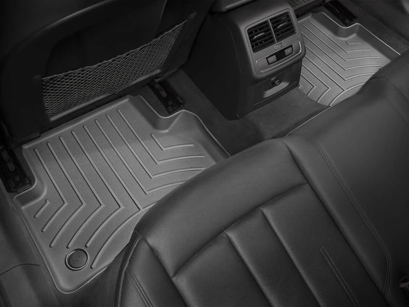3D коврики для Audi A4 B9, A5 Sportback 2016- черные задние WeatherTech 449072 46106 фото