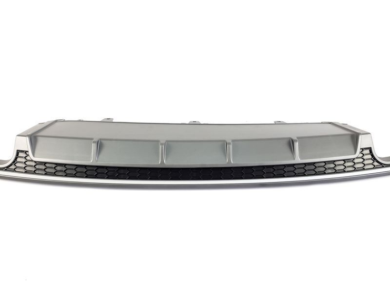 Диффузор (заднего бампера) Silver (в стиле S6 00-00) на Audi A6 C7 2014-2018 427822 фото