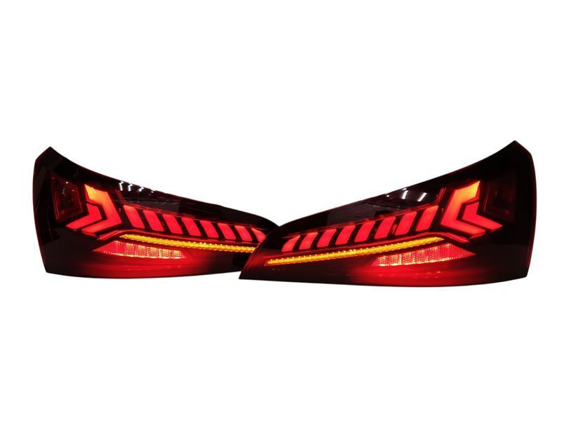 Задние фонари Led (Red) на Audi Q5 8R 2008-2012 года 522803 фото