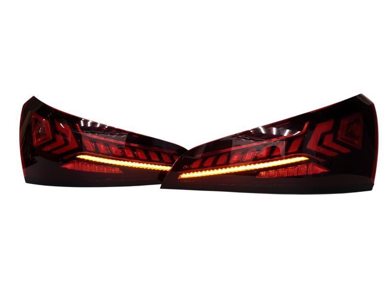 Задние фонари Led (Red) на Audi Q5 8R 2008-2012 года 522803 фото