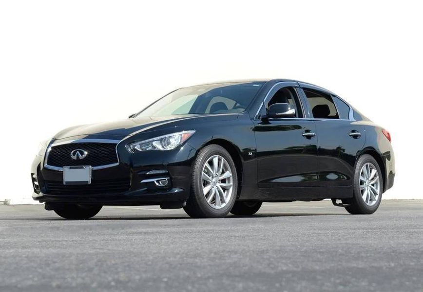 Дефлекторы окон на Infiniti Q50 2014- Premium Series WELLvisors 3-847IN008 209037 фото