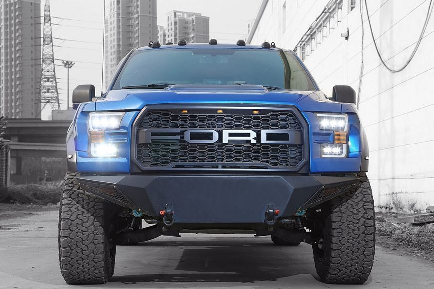 Альтернативная оптика передняя на Ford F-150 Raptor 2014-2017 LED Nova series Alpha-Black 242534 фото Альтернативная оптика передняя на Ford F-150 Raptor 2014-2017 LED Nova series Alpha-Black 242534 фото