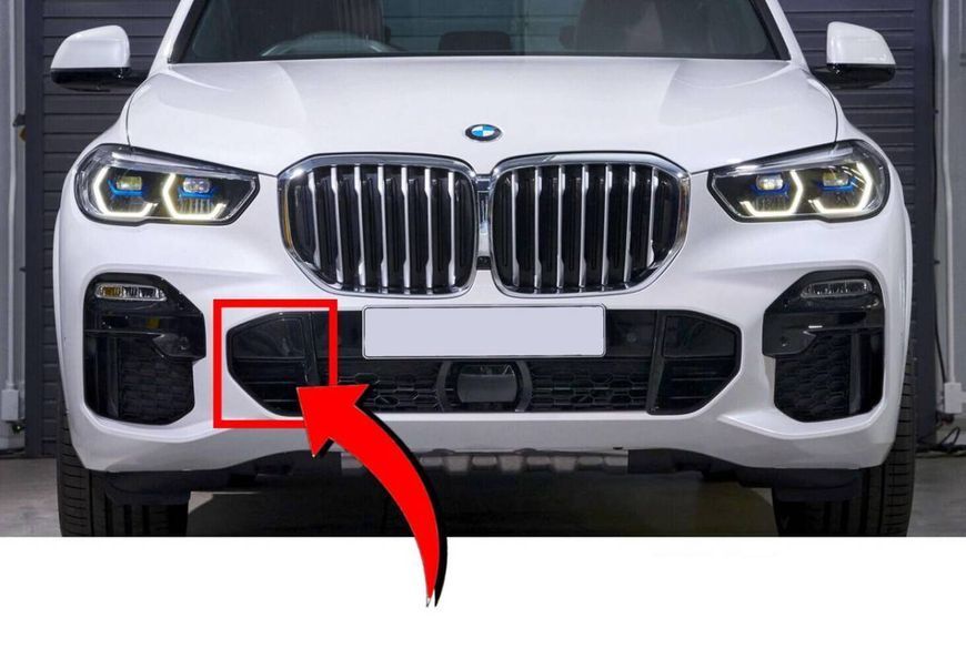 Повітрозабірник решітки на BMW X5 G05 2018-2022 правий M-Paket оригінал 422884 фото