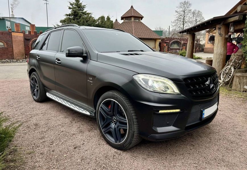 Комплект обвеса передний и задний бампер на Mercedes ML-class W166 2011-2015 в стиле ML63 AMG 428585 фото
