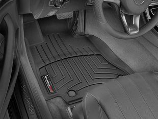 3D коврики для Mercedes E-class W213 2016- черные передние WeatherTech 449731 46579 фото