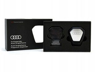 Оригинальный ароматизатор воздуха в салоне Audi Singleframe Fragrance Dispenser, Black/Silver 80A087009 355256 фото